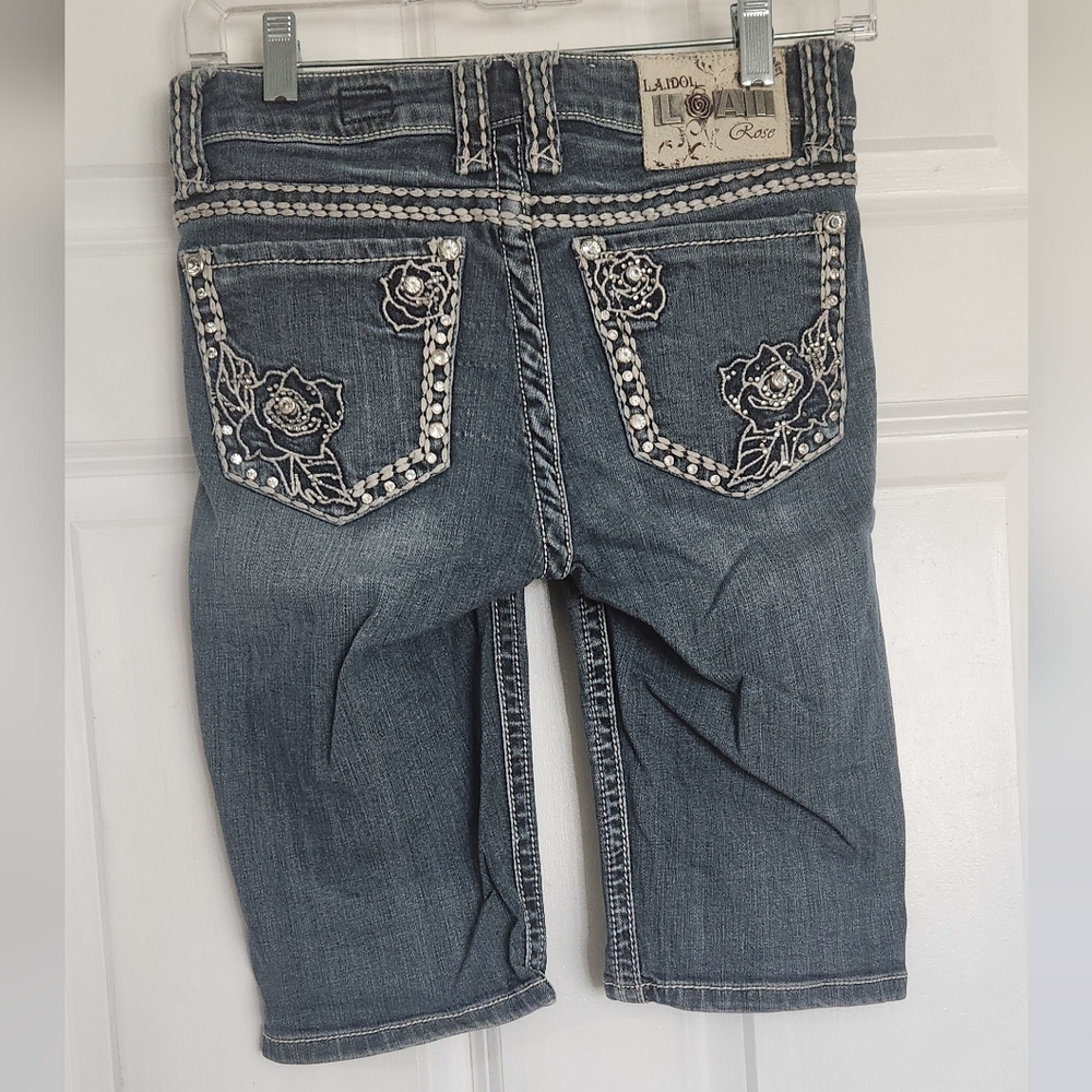 LA IDOL Rose Bermuda Shorts